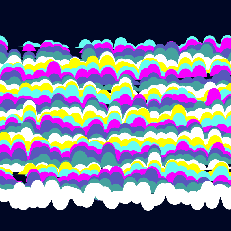 Mountains Waves and Valleys #9