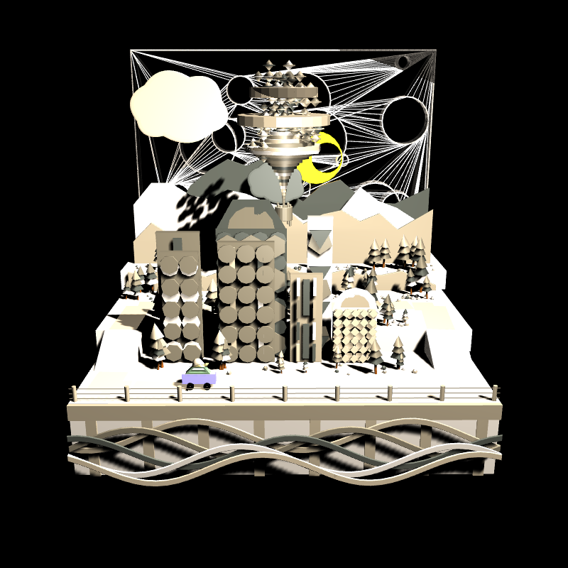 Paper Art 3D #221