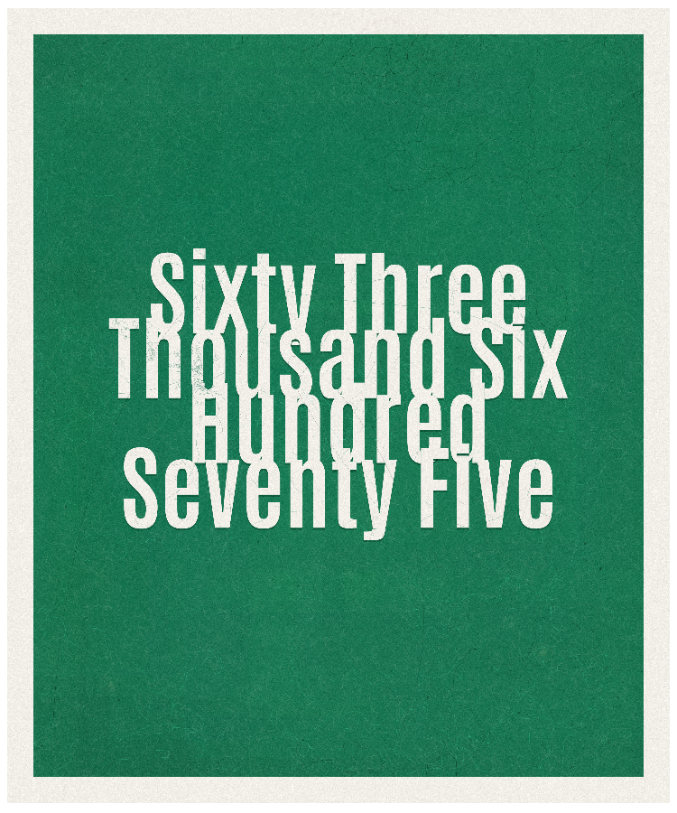 Count #63675
