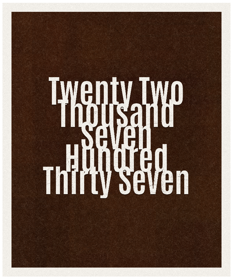Count #22737