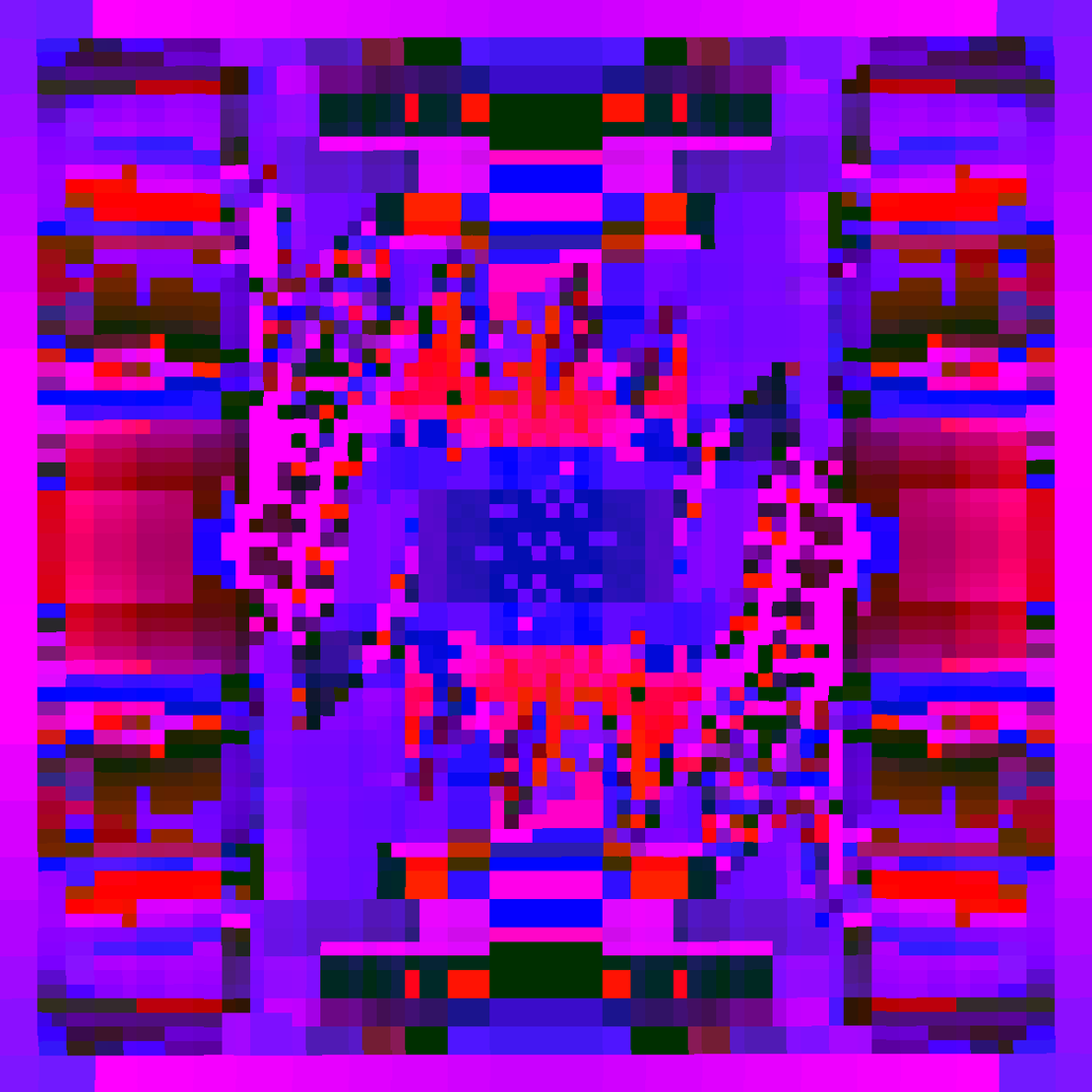 Psychedelic Dance of Pixels #24