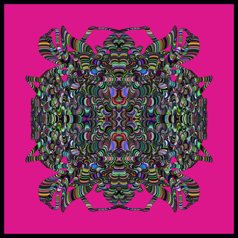 Symmetric Perlinized Ellipse #21