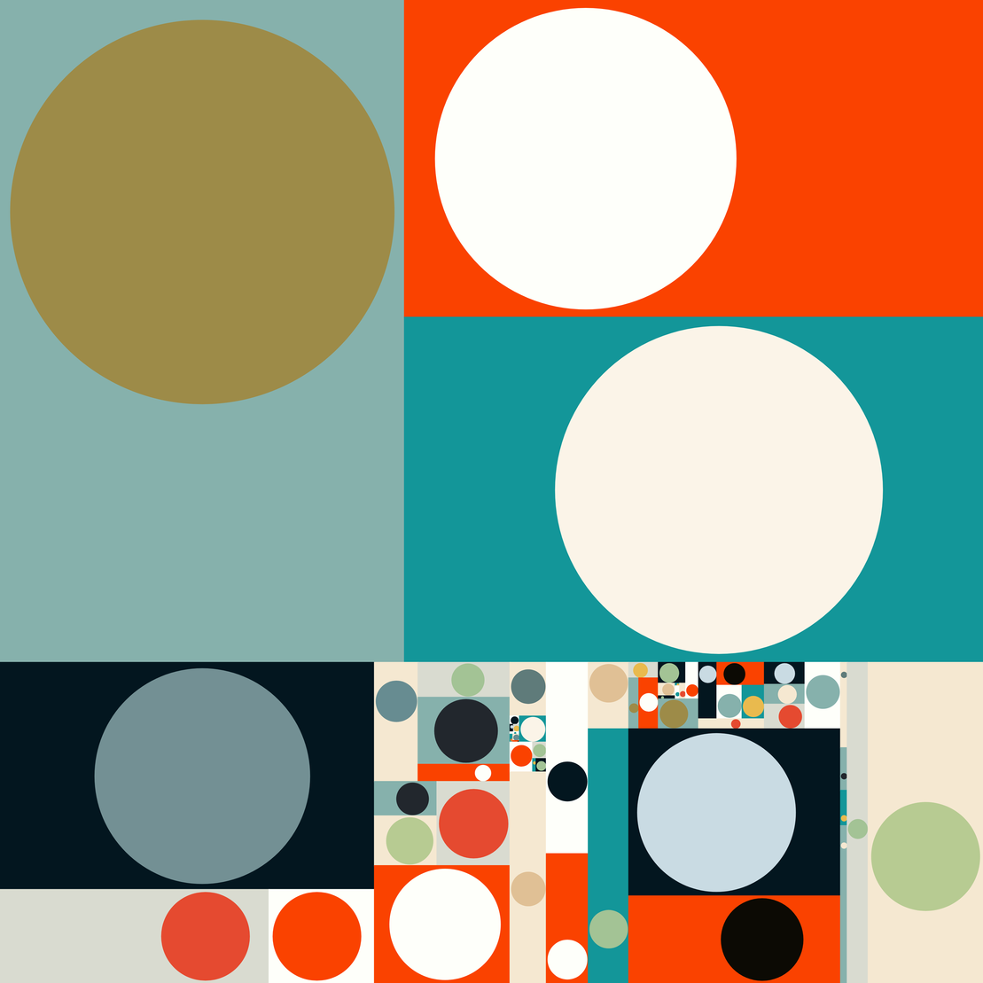 An Increasing Series Of Dots #60