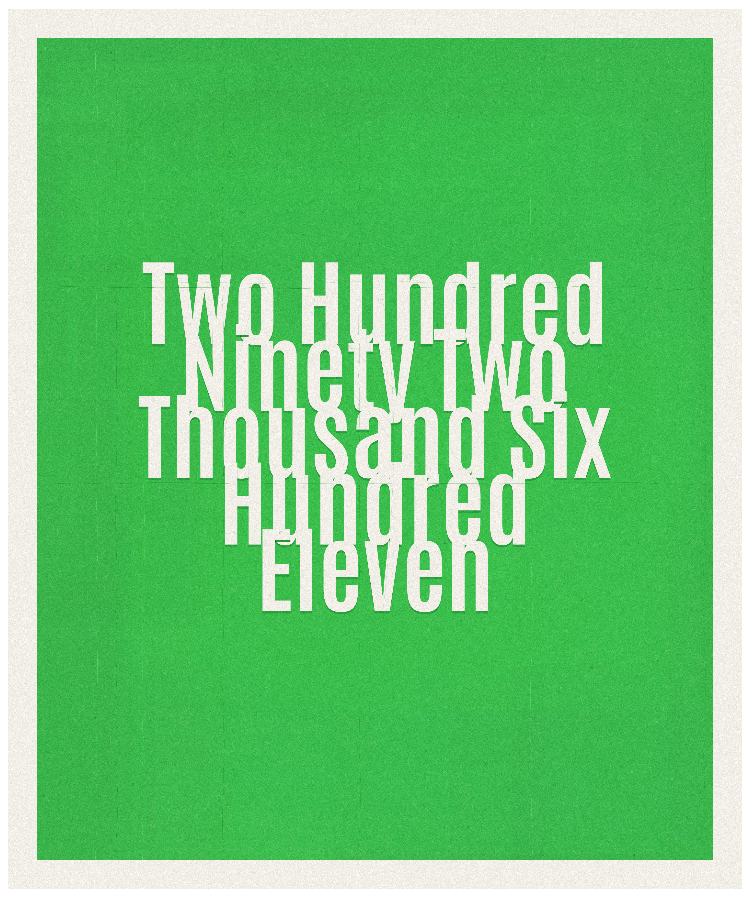 Count #292611