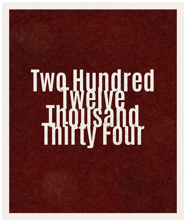 Count #212034