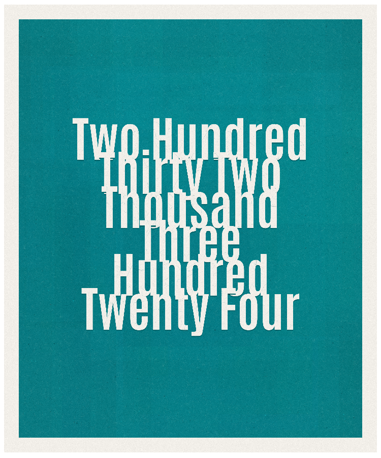 Count #232324