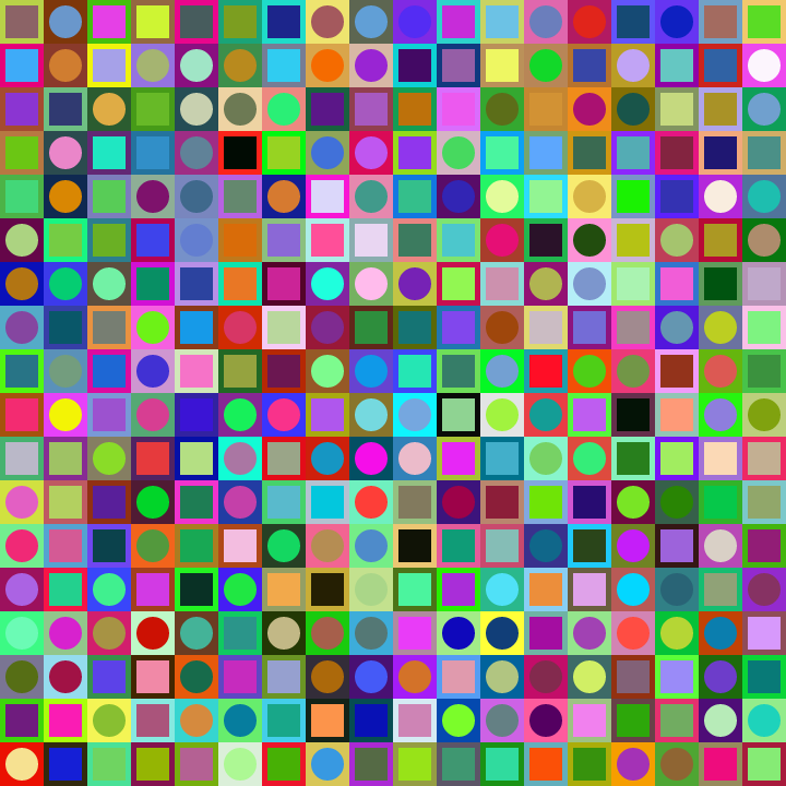 Square Dot Composition #201