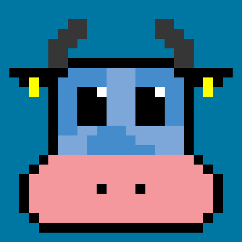 pixel cow #25