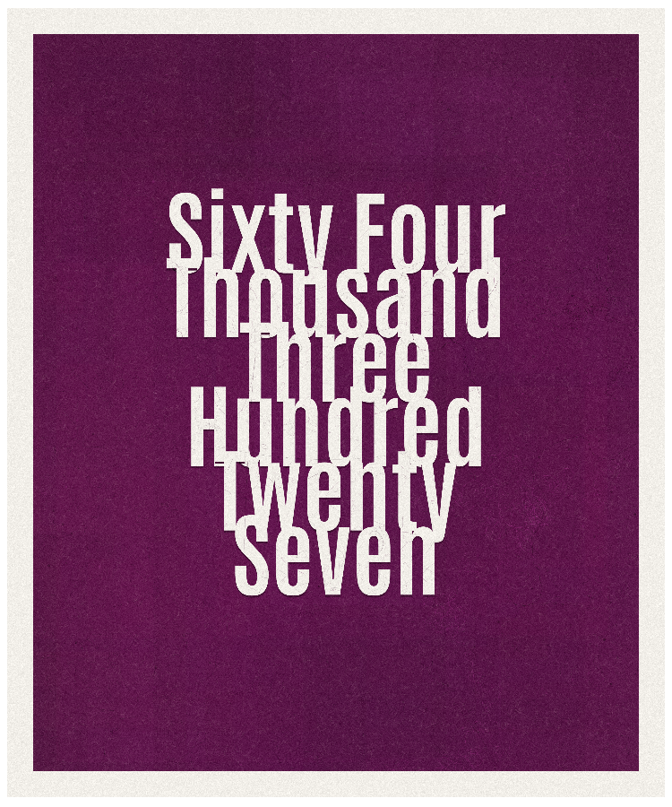 Count #64327