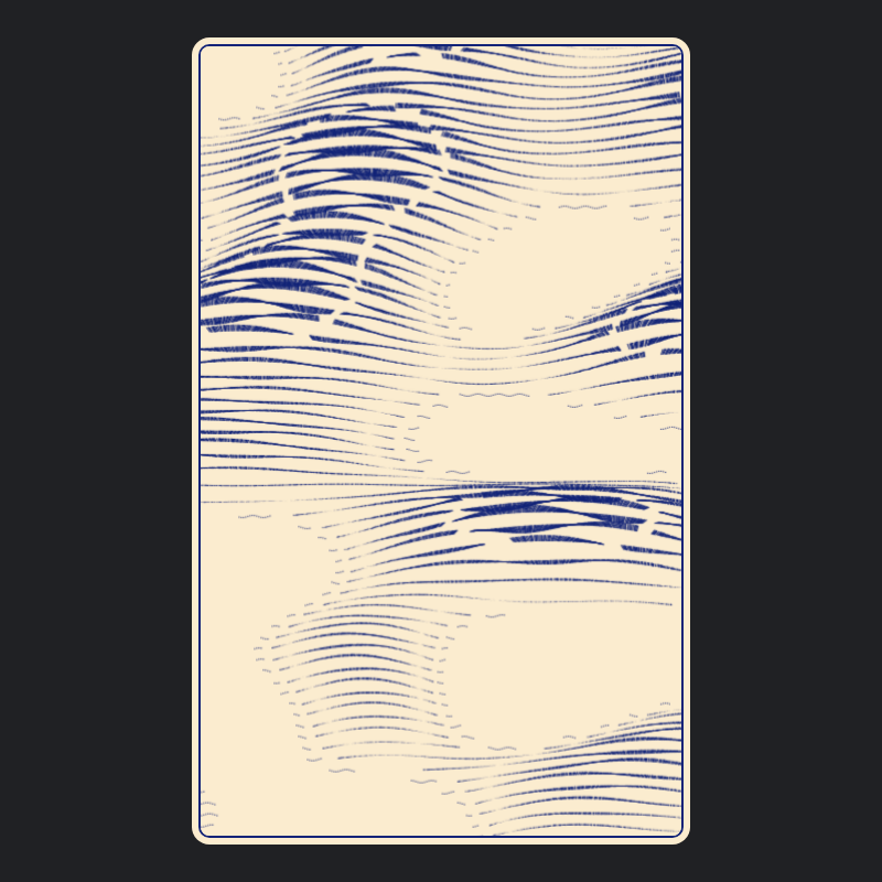 Topographic Playing Card #52