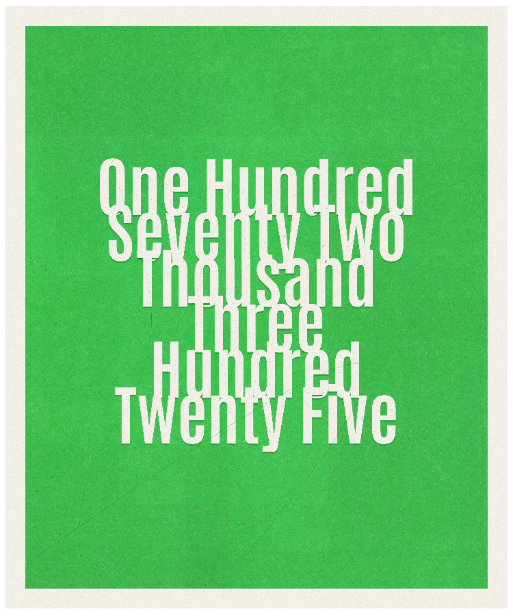 Count #172325