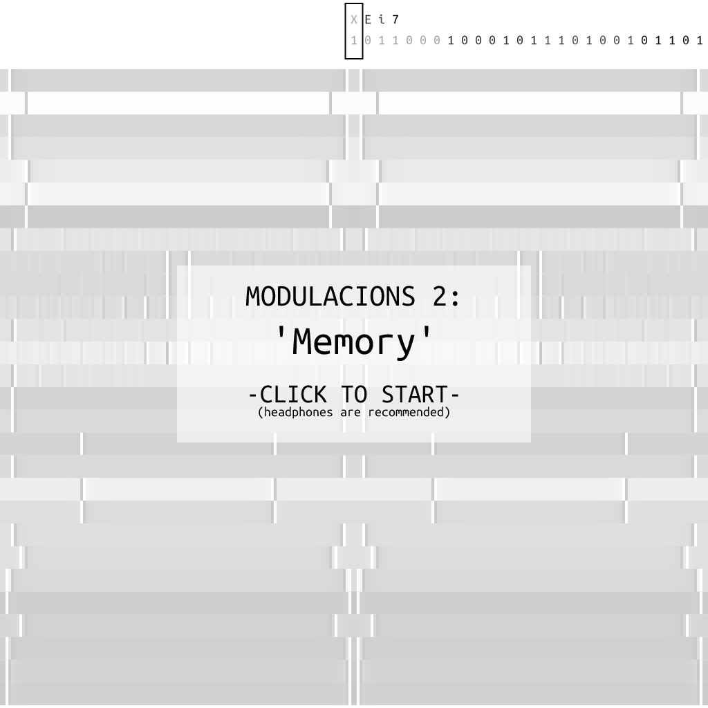 Modulacions 2: 'Memory' (audio) #109