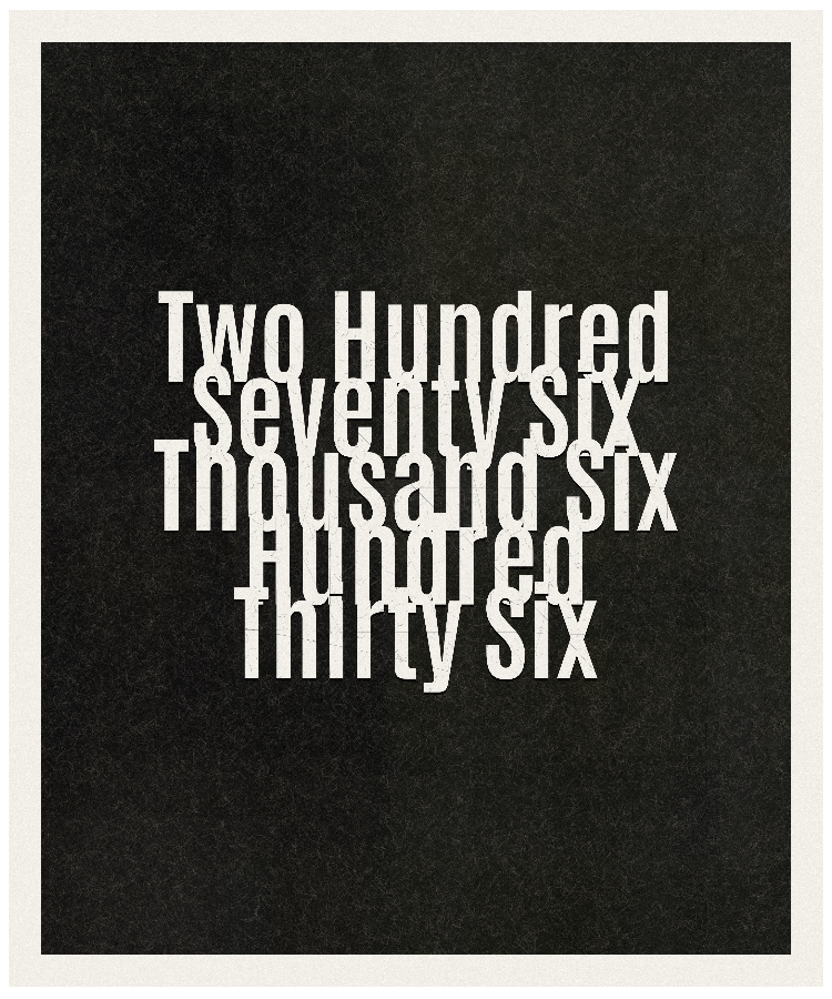 Count #276636