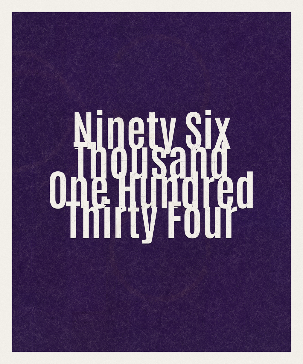 Count #96134