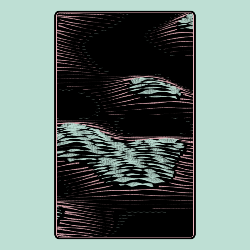 Topographic Playing Card #28