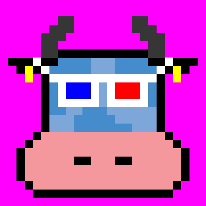 pixel cow #7