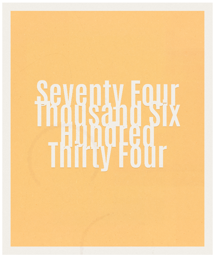 Count #74634