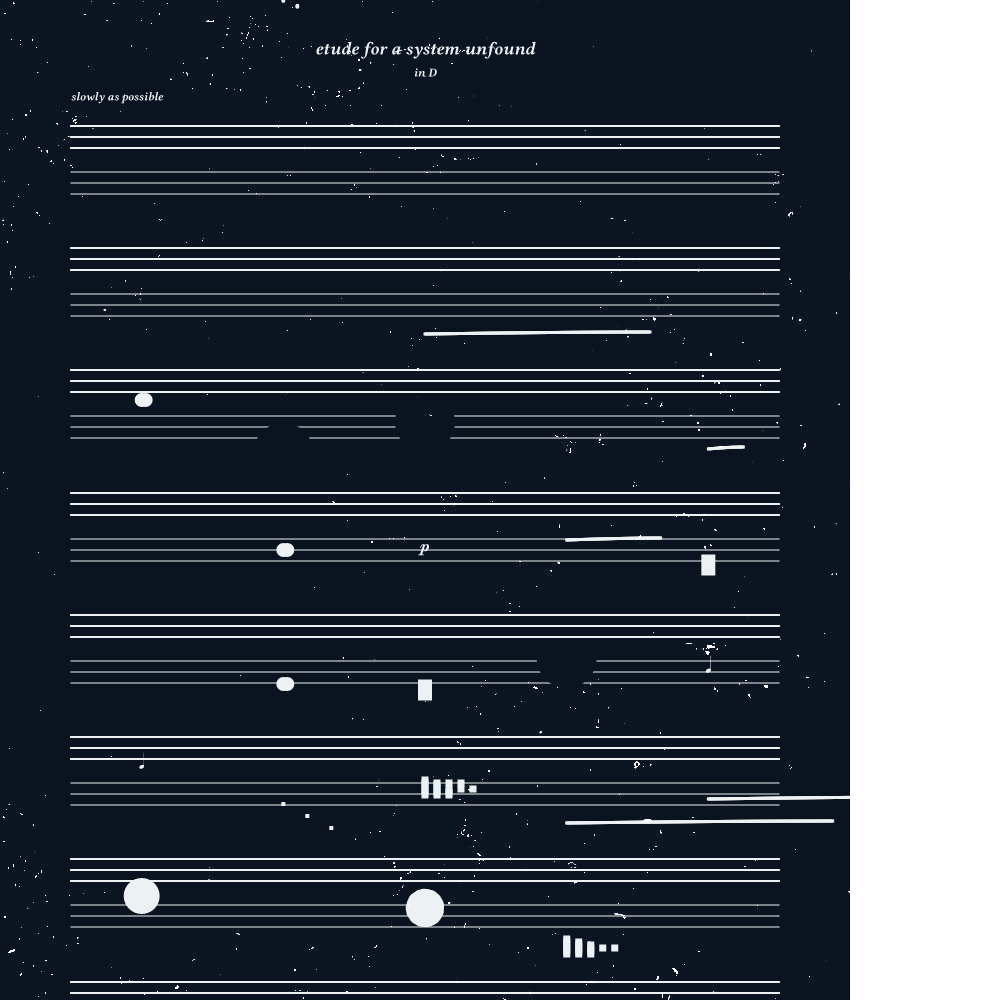 etude for a system unfound #35