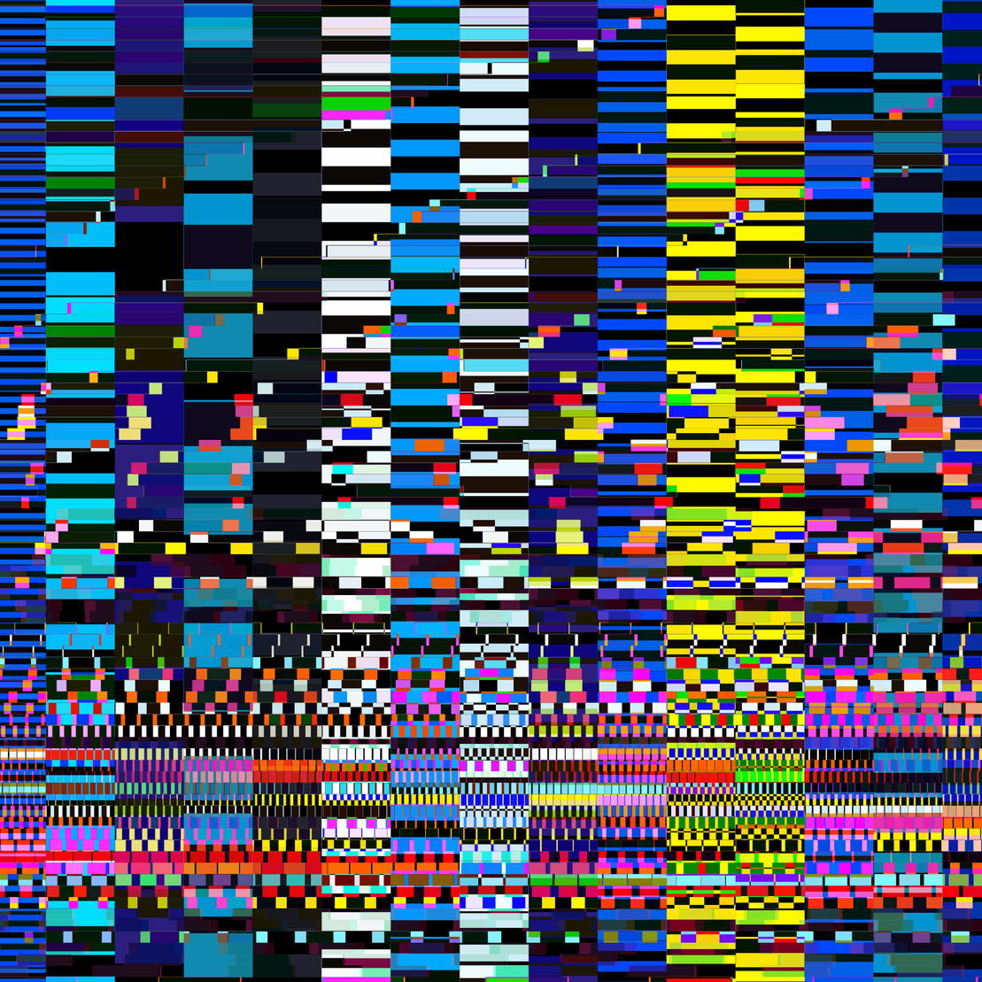 Glitchometry Stripes #68