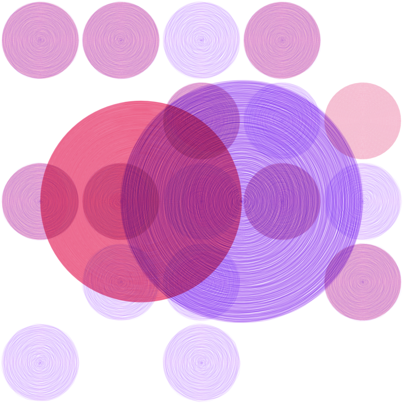 Brushed Circles #48