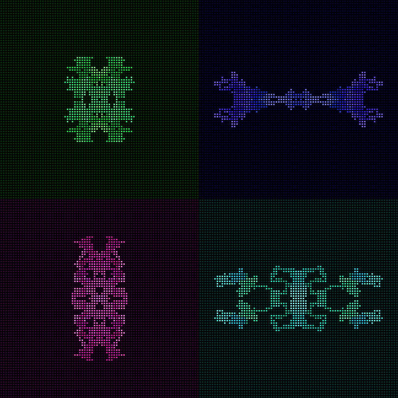 Dither Creatures 2x2 #80