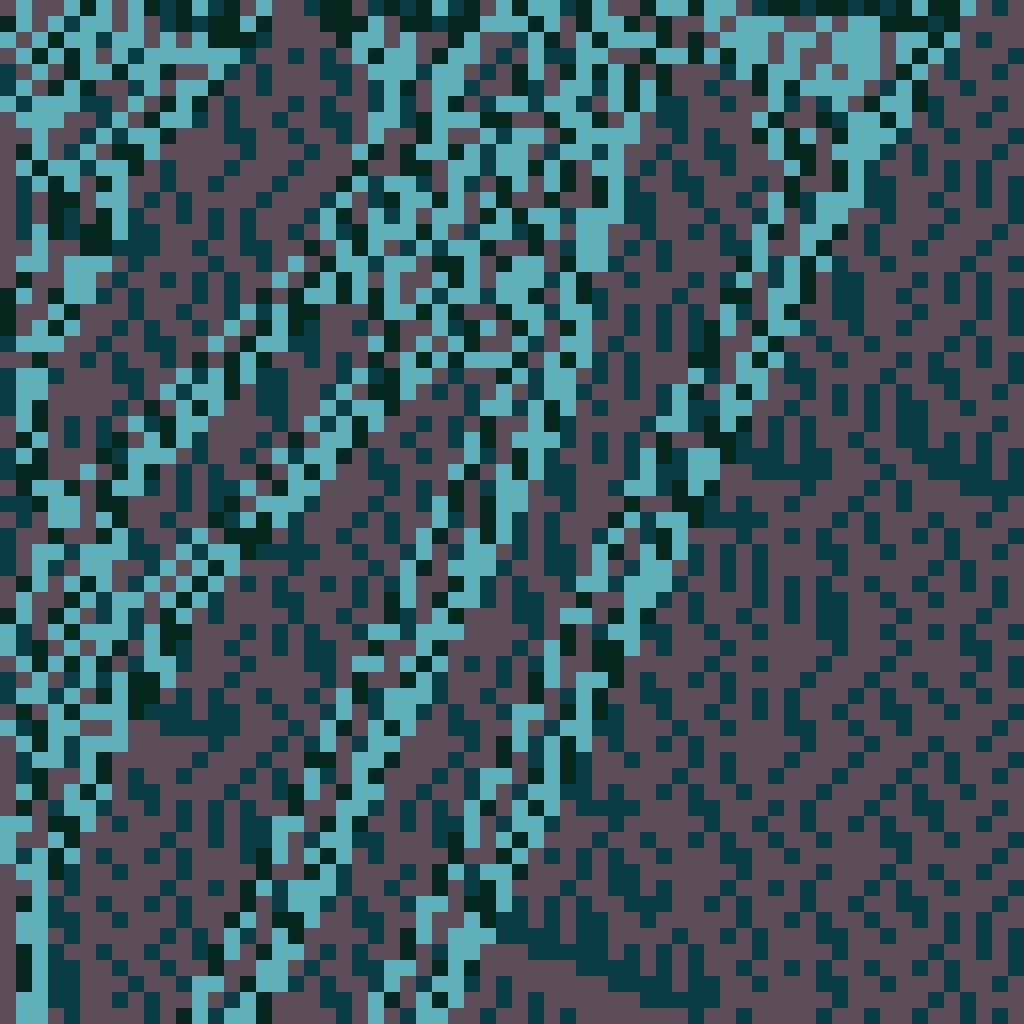 Blending Neighbors Cellular Automata #17