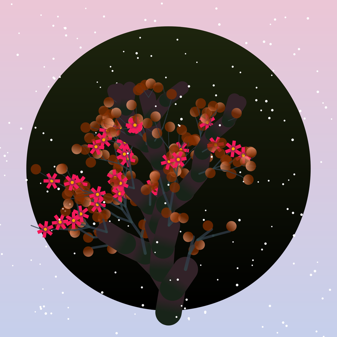 Some generative winter trees #34