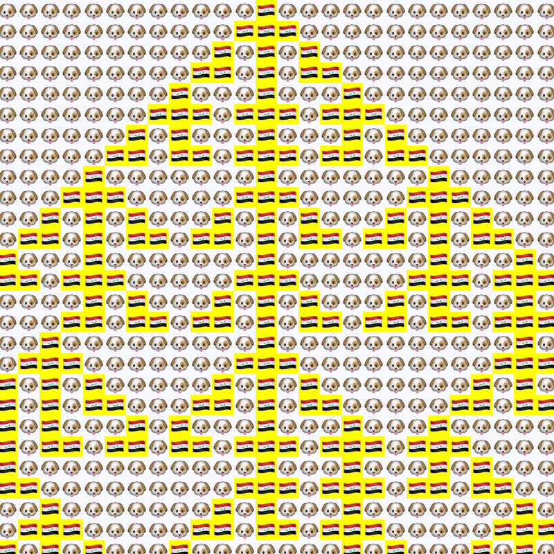 Elementary Cellular Emoji Automata #692