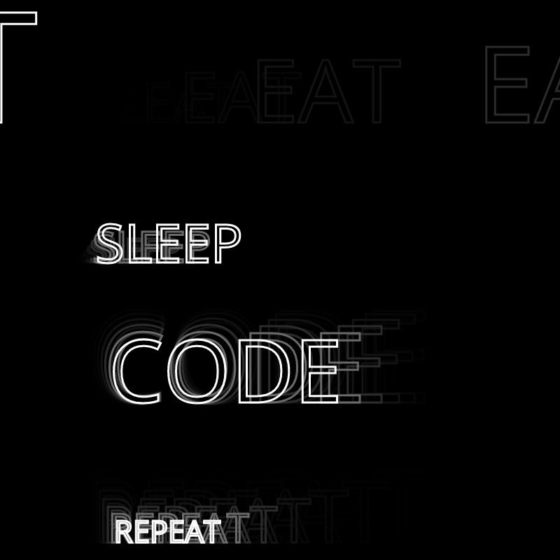 Eat Sleep Code Repeat #42