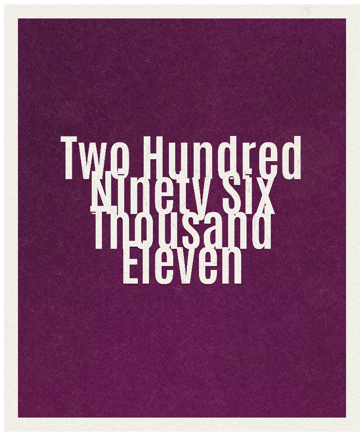 Count #296011