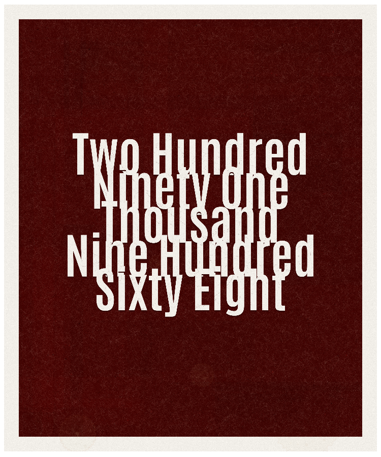 Count #291968