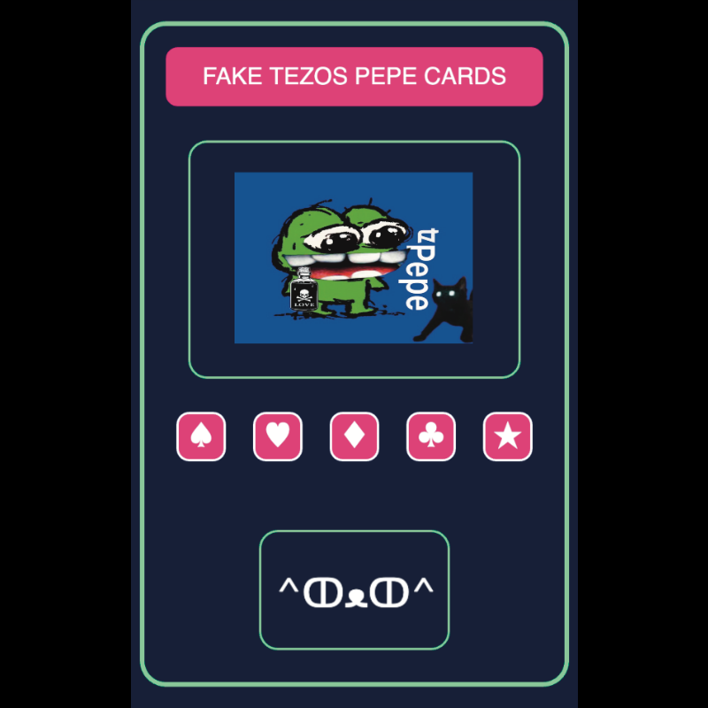 Fake Tezos Pepe Cards #5