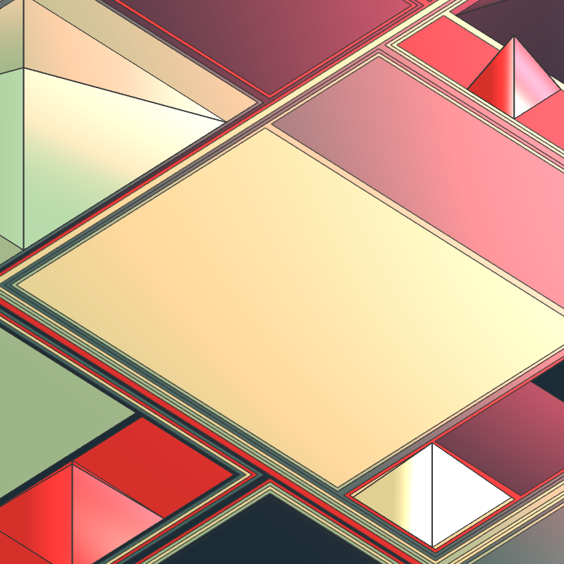 Geometric city #27