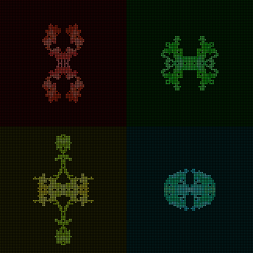 Dither Creatures 2x2 #96