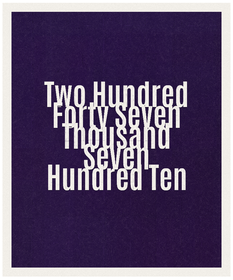 Count #247710