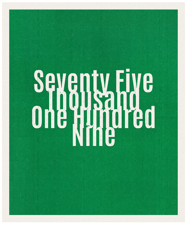 Count #75109