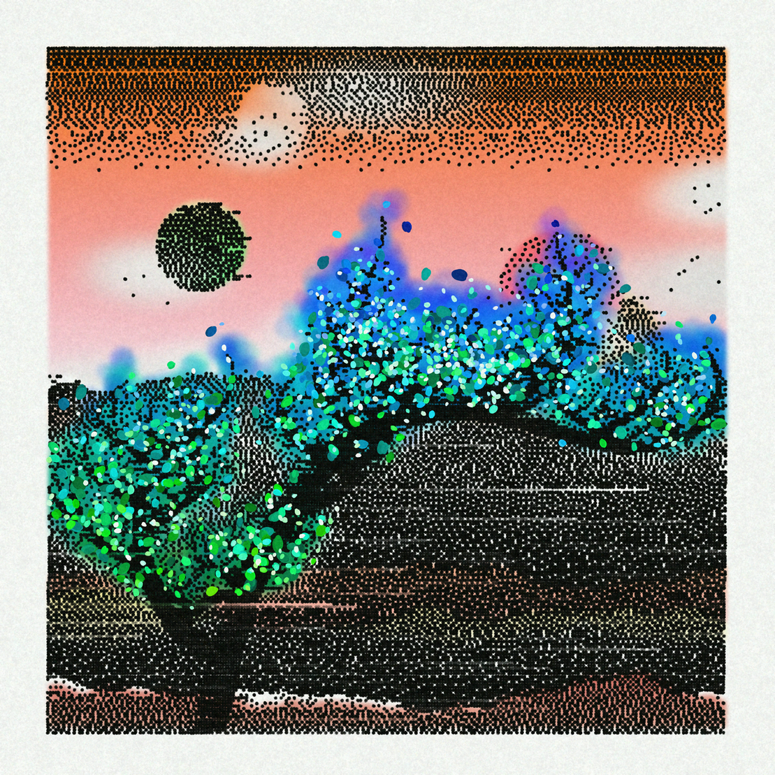 Dithered Branches #4