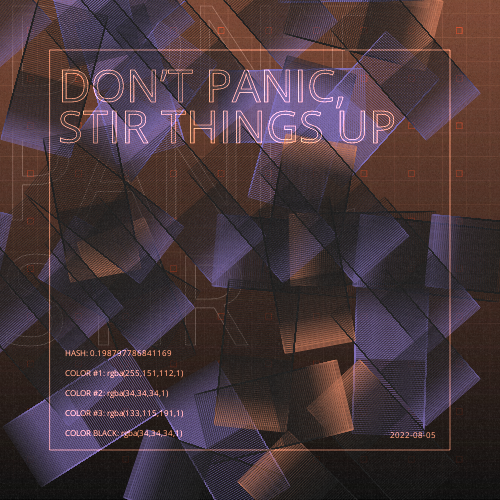 Don’t panic  #9