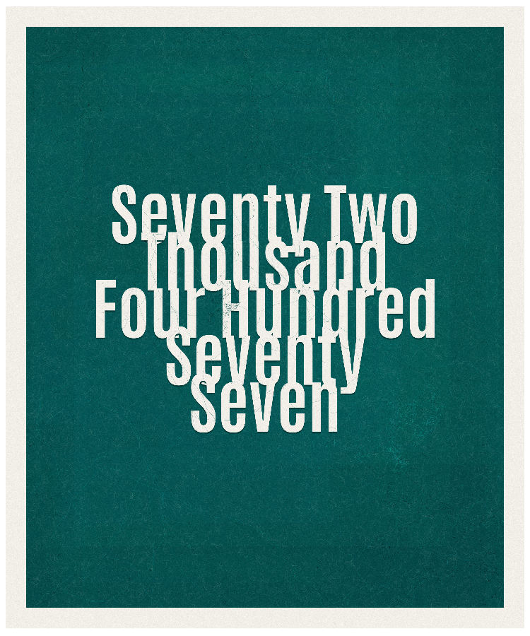 Count #72477