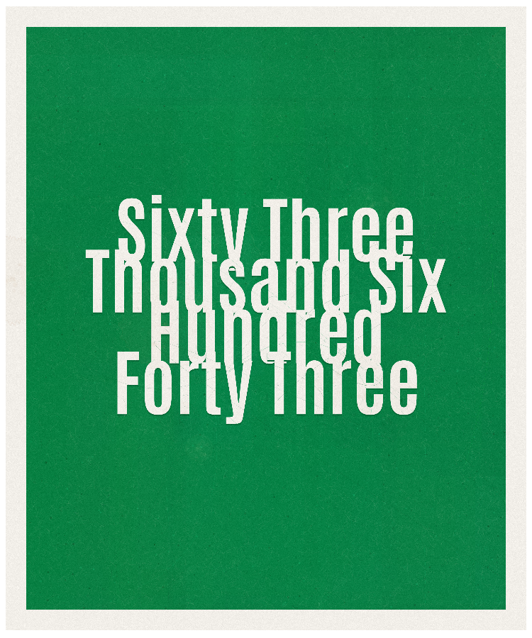 Count #63643