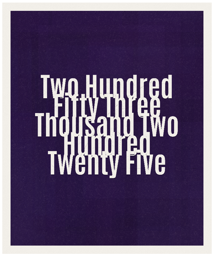 Count #253225