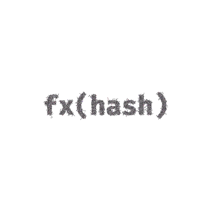 FXHASH Logo with Features #637