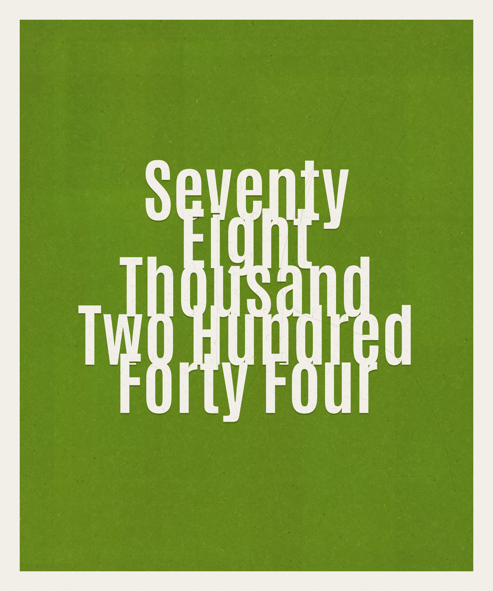 Count #78244