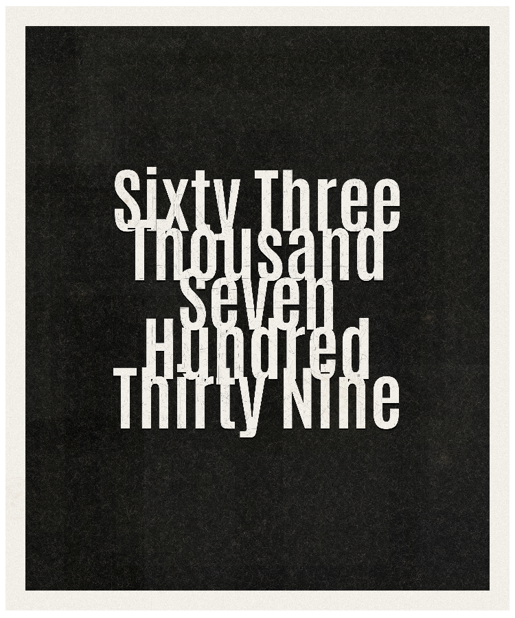 Count #63739