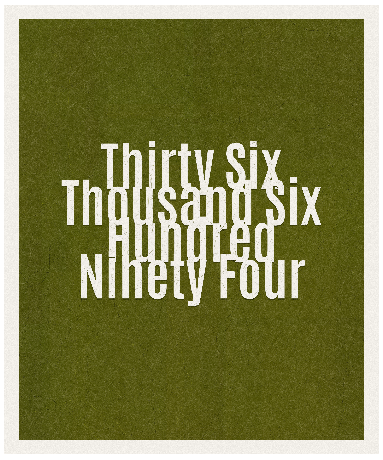 Count #36694
