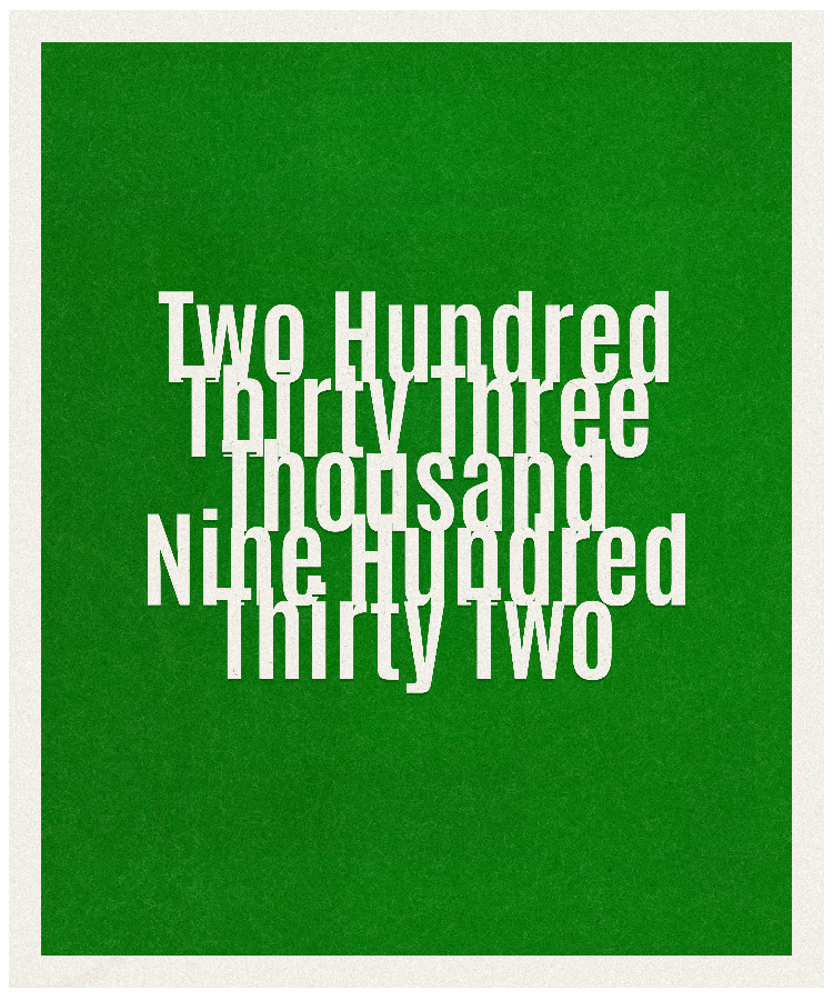 Count #233932