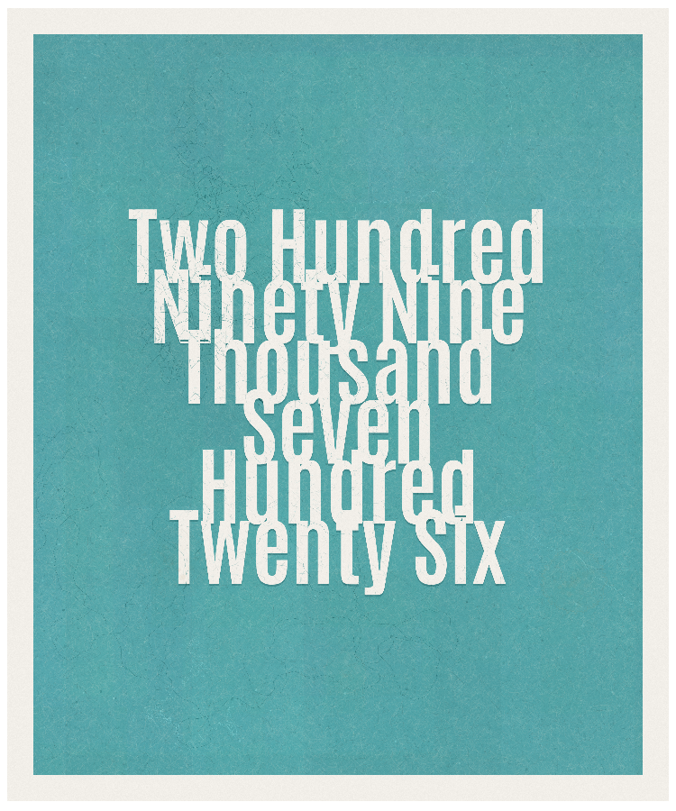Count #299726
