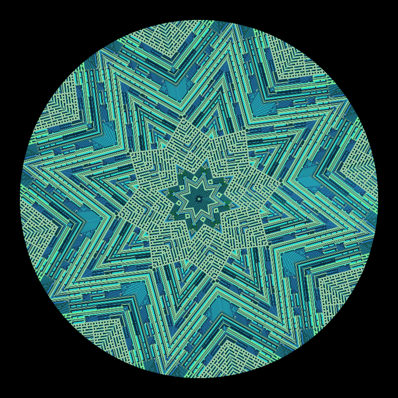 Binary kaleidoscope #105