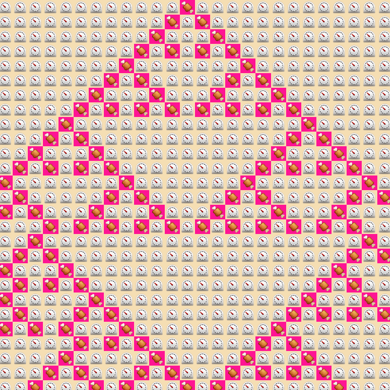 Elementary Cellular Emoji Automata #762