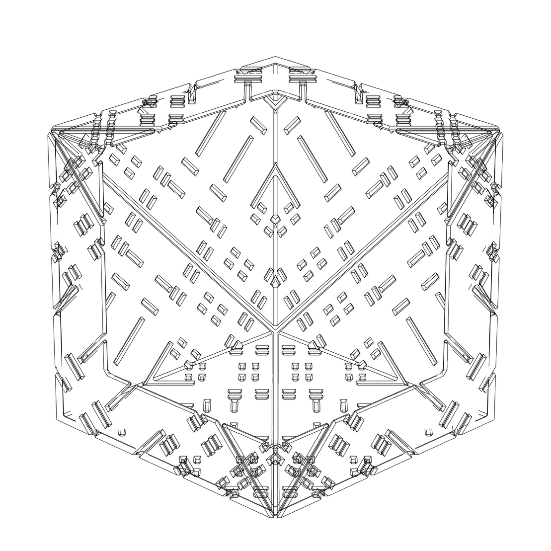 LL21 Alien Art Cube #640